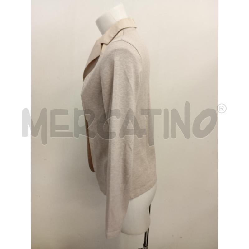 CARDIGAN DONNA PESERICO BEIGE GRIGIO COSTINE | Mercatino dell'Usato Verona fiera 3