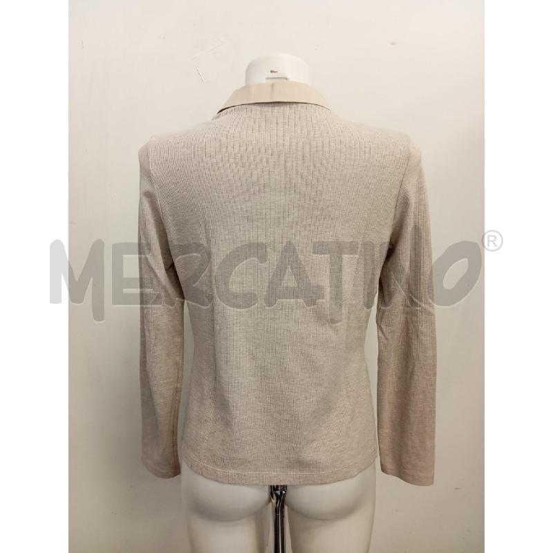 CARDIGAN DONNA PESERICO BEIGE GRIGIO COSTINE | Mercatino dell'Usato Verona fiera 4