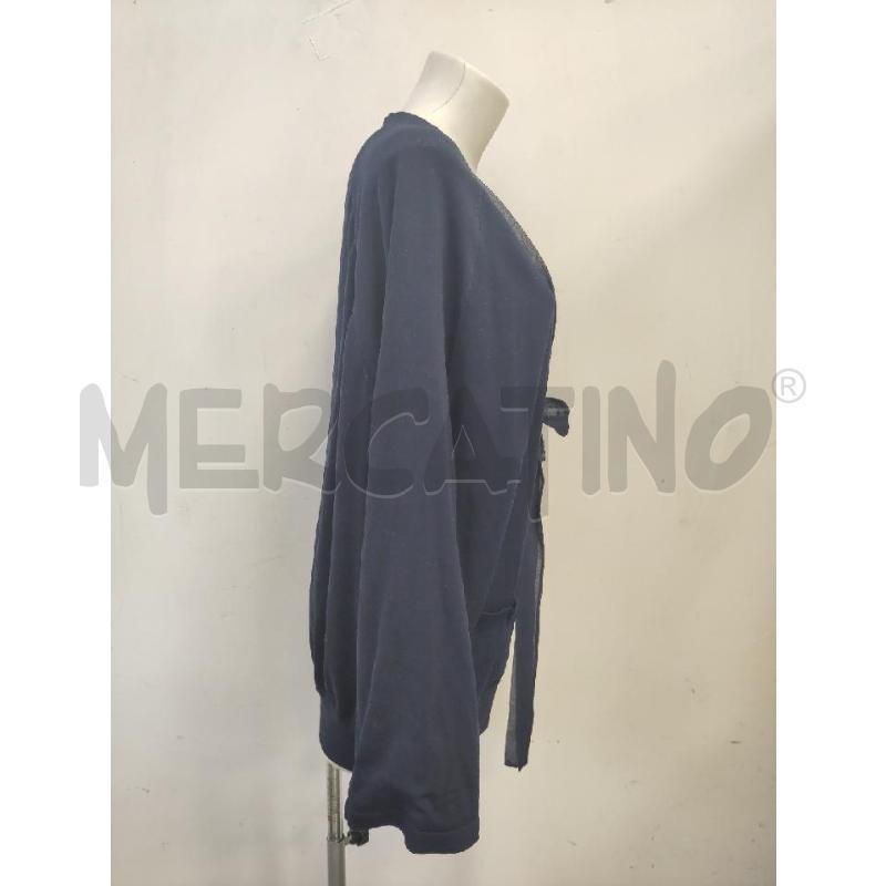 CARDIGAN D ALBERTA FERRETTI FIOCCO DAV BLU  | Mercatino dell'Usato Verona fiera 2