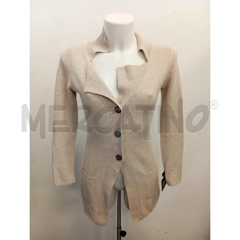 CARDIGAN D DUNCAN CASHMERE BEIGE  | Mercatino dell'Usato Verona fiera 1