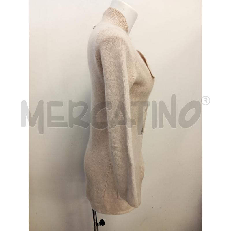 CARDIGAN D DUNCAN CASHMERE BEIGE  | Mercatino dell'Usato Verona fiera 2