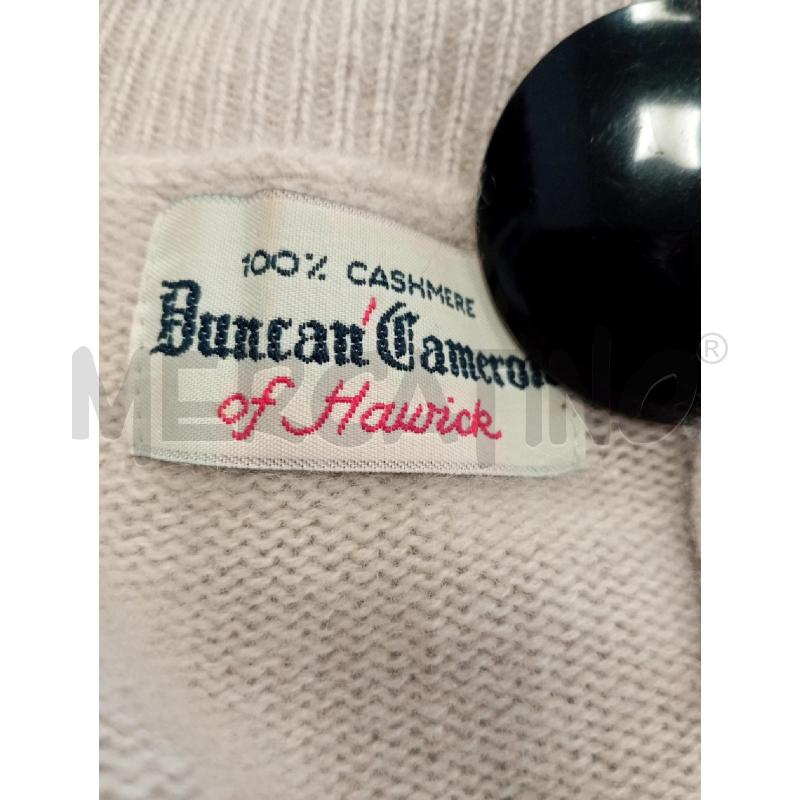 CARDIGAN D DUNCAN CASHMERE BEIGE  | Mercatino dell'Usato Verona fiera 4
