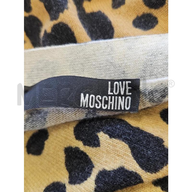 CARDIGAN D LOVE MOSCHINO ANIMALIER BEIGE NERO  | Mercatino dell'Usato Verona fiera 4