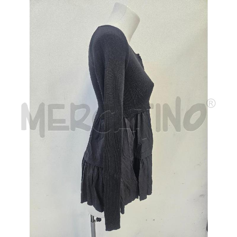 CARDIGAN D TWIN SET NERO MISTO LINO | Mercatino dell'Usato Verona fiera 2