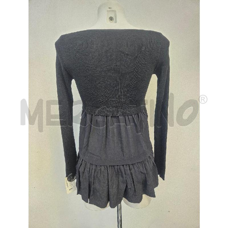 CARDIGAN D TWIN SET NERO MISTO LINO | Mercatino dell'Usato Verona fiera 3