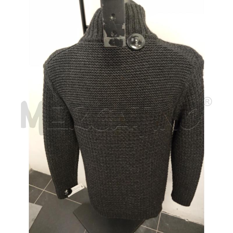 CARDIGAN UBVNECK GRIGIO ALAMARI MISTO LANA ALPACA | Mercatino dell'Usato Verona fiera 3