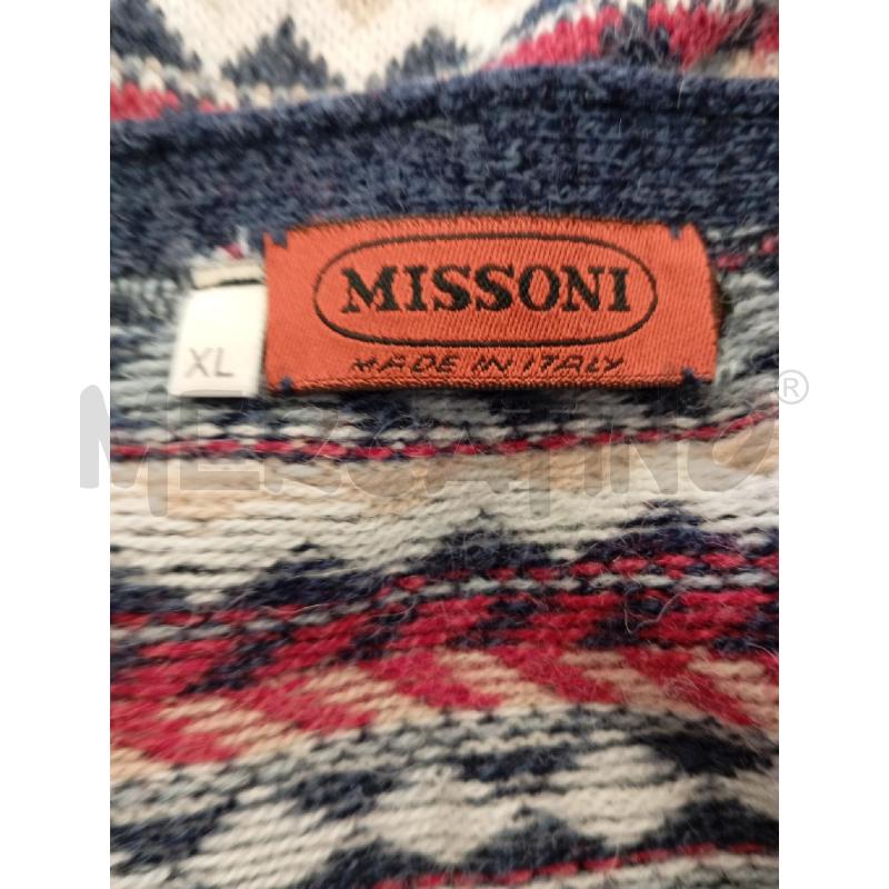 CARDIGAN U MISSONI BIA BLU ROSSO  | Mercatino dell'Usato Verona fiera 4