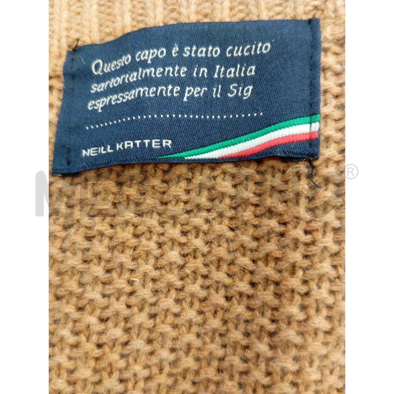 CARDIGAN U NEIL KATTER CAMMELLO ALAMRI  | Mercatino dell'Usato Verona fiera 4