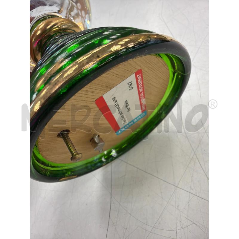 CARILLON FORMA BICCHIERE VETRO BASE VERDE | Mercatino dell'Usato Verona fiera 2