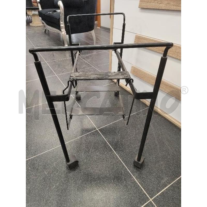 CARRELLO TV TEULADA METALLO PER ZANOTTA | Mercatino dell'Usato Verona fiera 3