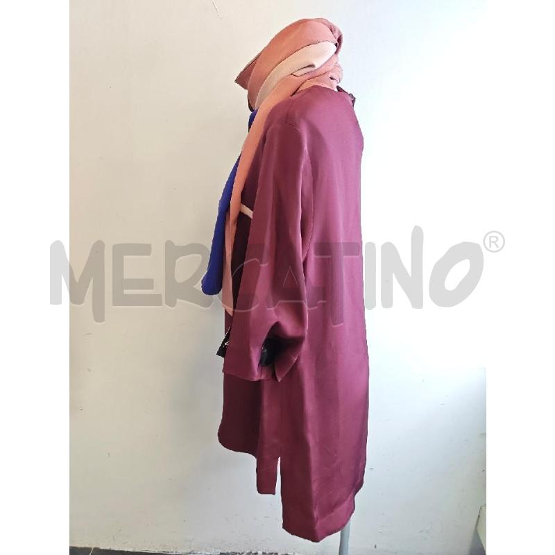 CASACCA D INTRED BORDEAUX CON FASCIA COLLO  | Mercatino dell'Usato Verona fiera 2