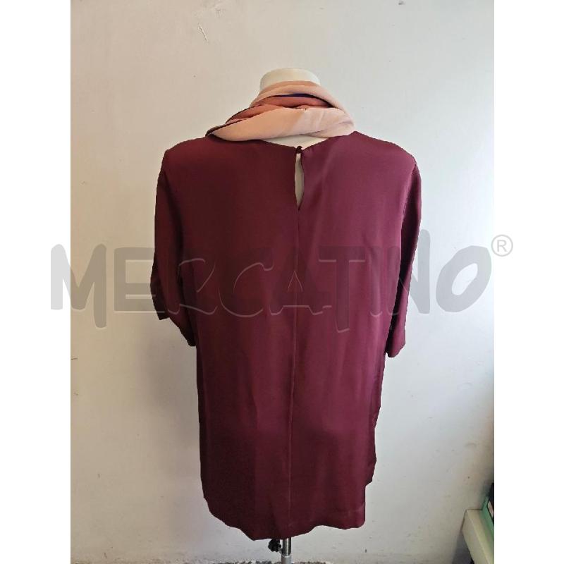 CASACCA D INTRED BORDEAUX CON FASCIA COLLO  | Mercatino dell'Usato Verona fiera 3