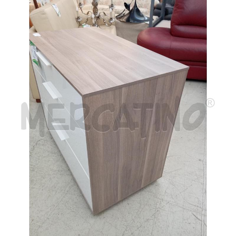 CASSETTIERA 3C BIANCO LACC/FRASSINO | Mercatino dell'Usato Verona fiera 4