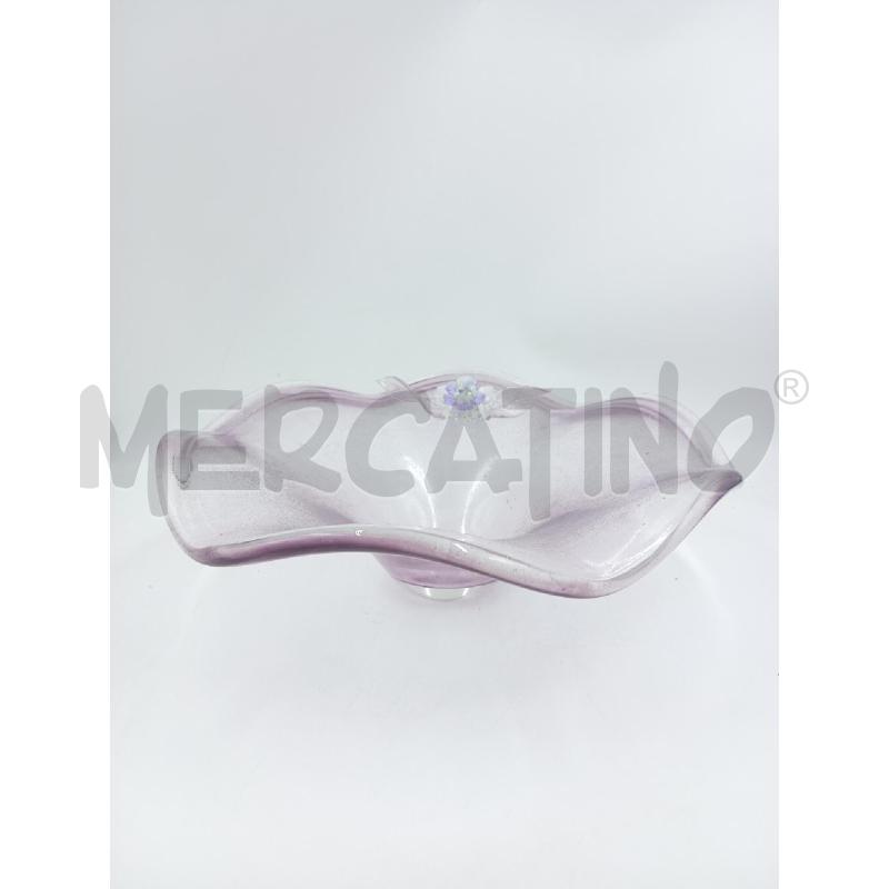 CENTROTAVOLA LILLA BRILLANTE FIORE CRISTALLO | Mercatino dell'Usato Verona fiera 1