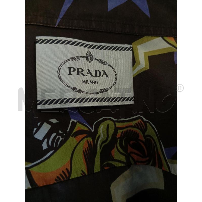 CHEMISIER DONNA PRADA NERO ROSE GIALLE VERDE | Mercatino dell'Usato Verona fiera 4