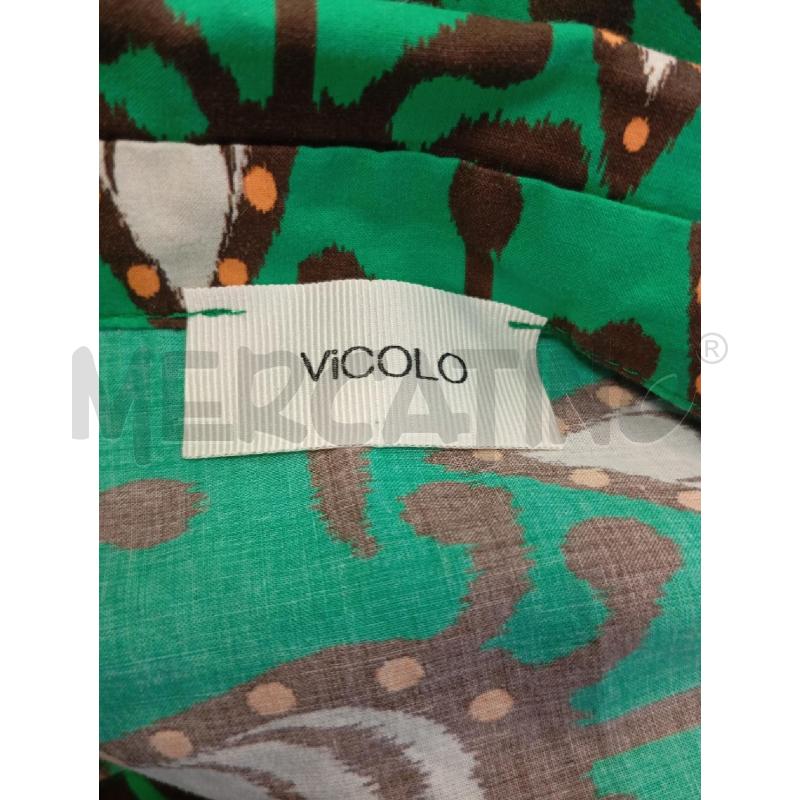 CHEMISIER VICOLO VERDE MARRONE GIALLO | Mercatino dell'Usato Verona fiera 5