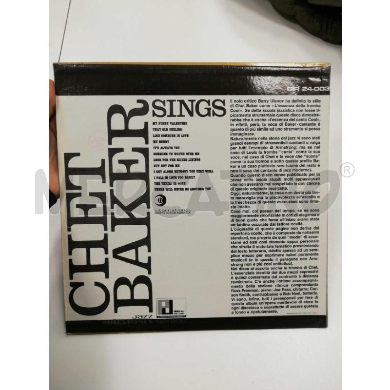 CHET BAKER SINGS 1967 DISCO 33 GIRI | Mercatino dell'Usato Verona fiera 4