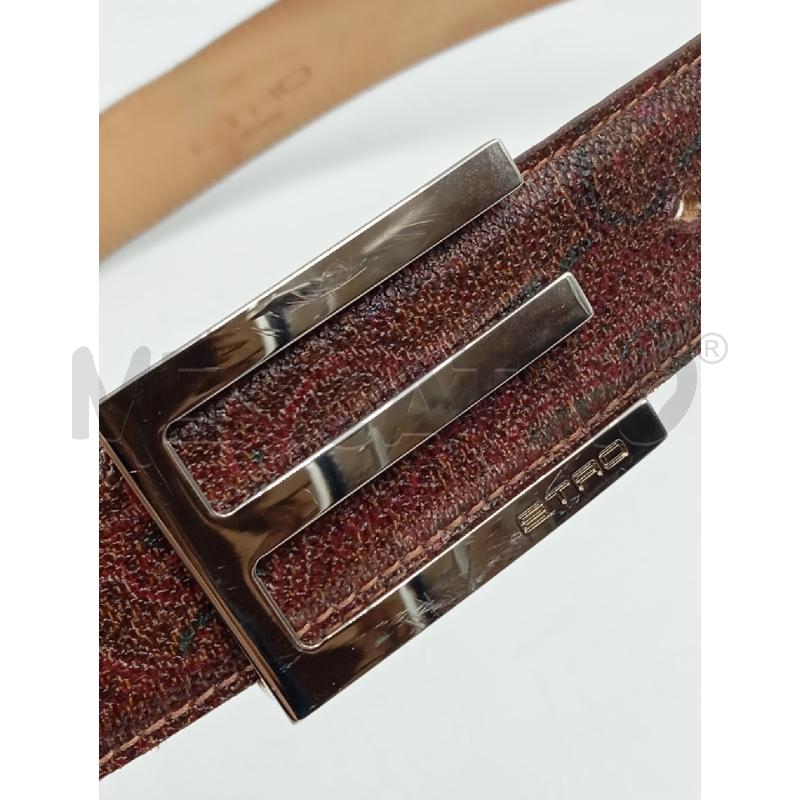 CINTURA D ETRO PAISLEY FIBBIA E CROMO  | Mercatino dell'Usato Verona fiera 2