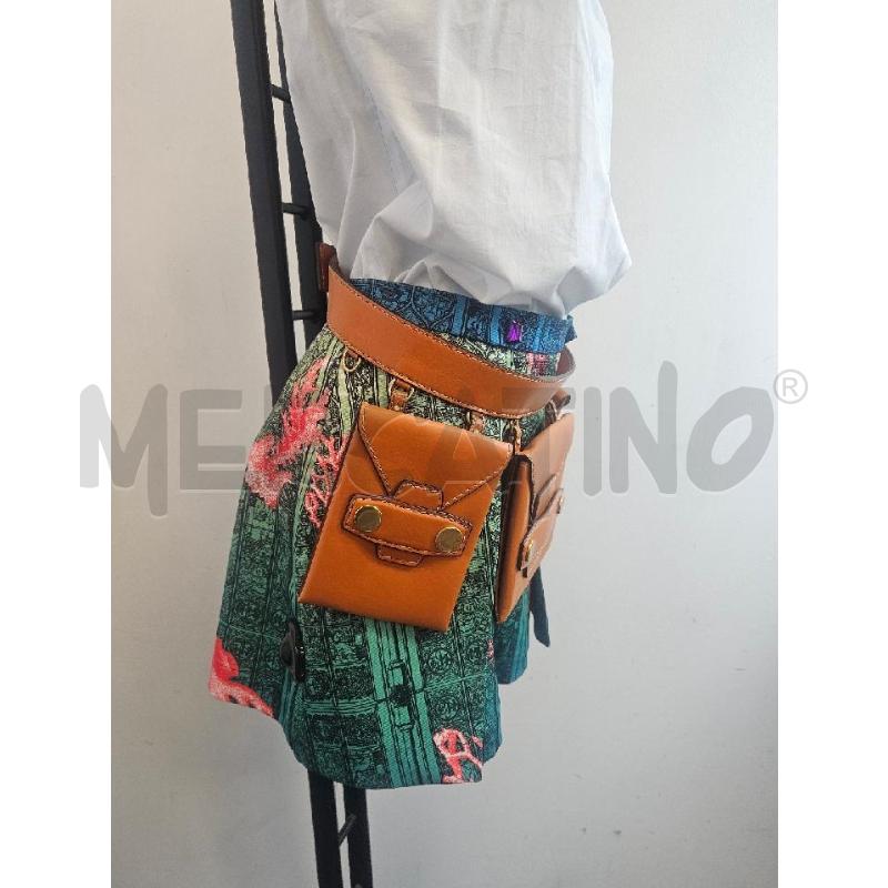 CINTURA D STELLA MC CARTNEY ARANCIO IN PELLE  | Mercatino dell'Usato Verona fiera 2
