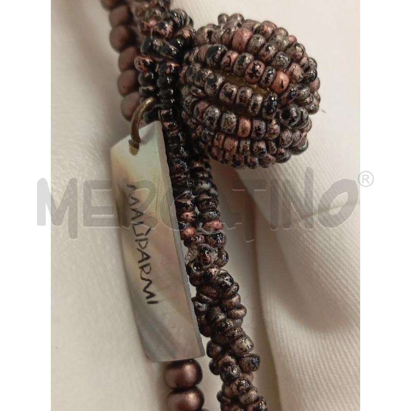 COLLANA MALIPARMI MULTIFILI COLOR BRONZO | Mercatino dell'Usato Verona fiera 2