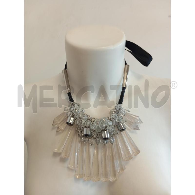 COLLANA MAX&CO STRASS E CROMATA | Mercatino dell'Usato Verona fiera 2