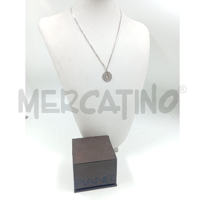 COLLANA PIANEGONDA CIONDOLO CERCHIO CROCE | Mercatino dell'Usato Verona fiera 1