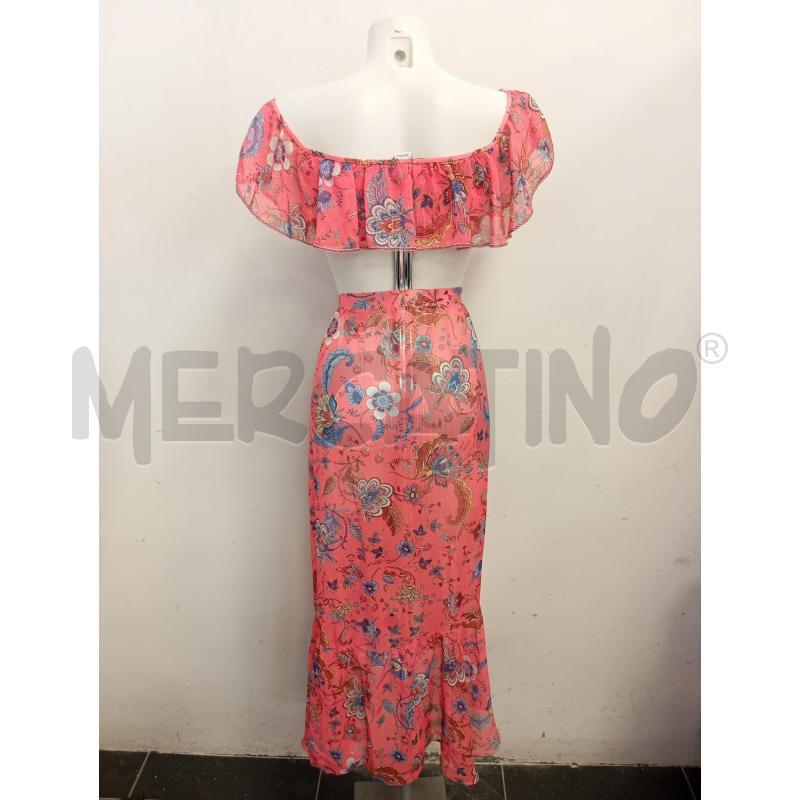 COMPLETO DONNA BLUMARINE BEACHWEAR ROSA BLU FIORI  | Mercatino dell'Usato Verona fiera 4