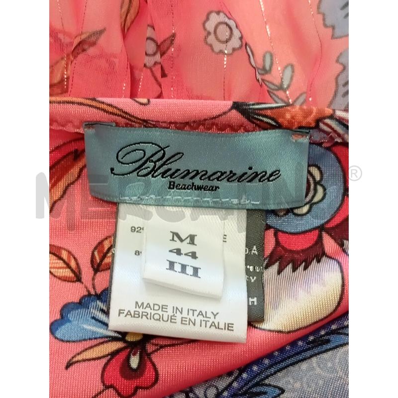COMPLETO DONNA BLUMARINE BEACHWEAR ROSA BLU FIORI  | Mercatino dell'Usato Verona fiera 5