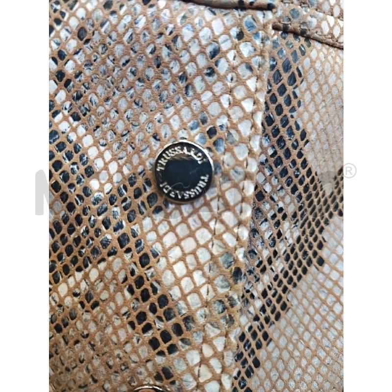 COMPLETO DONNA TRUSSARDI JEANS PITONATO MARRONE | Mercatino dell'Usato Verona fiera 5