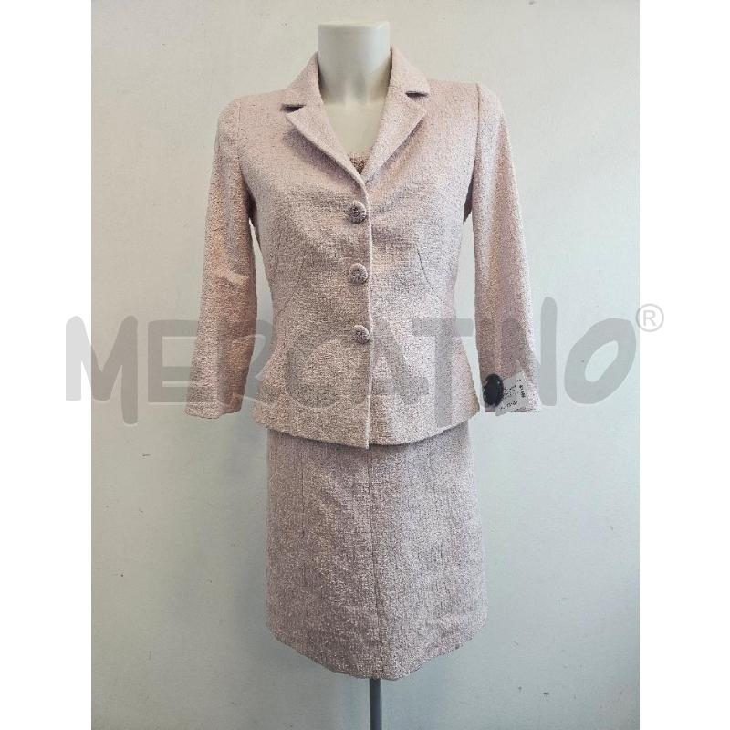 COMPLETO D LUISA SPAGNOLI ROSA GIACCA+TUBINO  | Mercatino dell'Usato Verona fiera 1