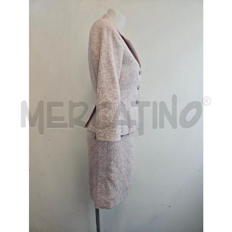 COMPLETO D LUISA SPAGNOLI ROSA GIACCA+TUBINO  | Mercatino dell'Usato Verona fiera 2