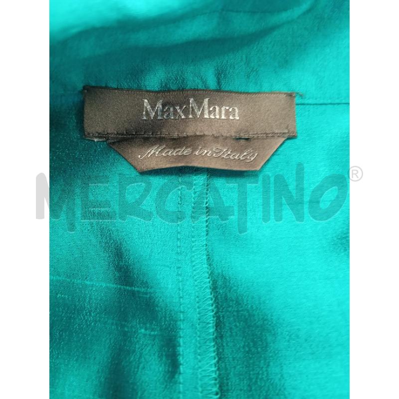 COMPLETO D MAX MARA SETA TURCHESE  | Mercatino dell'Usato Verona fiera 5