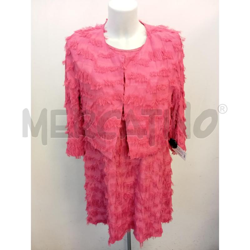 COMPLETO D ROSA BEATRICE B SFILETTATO BOLERINO+ABOITO  | Mercatino dell'Usato Verona fiera 1