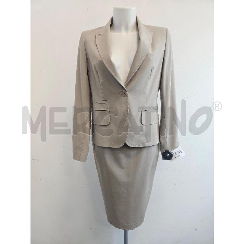 COMPLETO D SEVENTY BEIGE GIACCA+GONNA  | Mercatino dell'Usato Verona fiera 1
