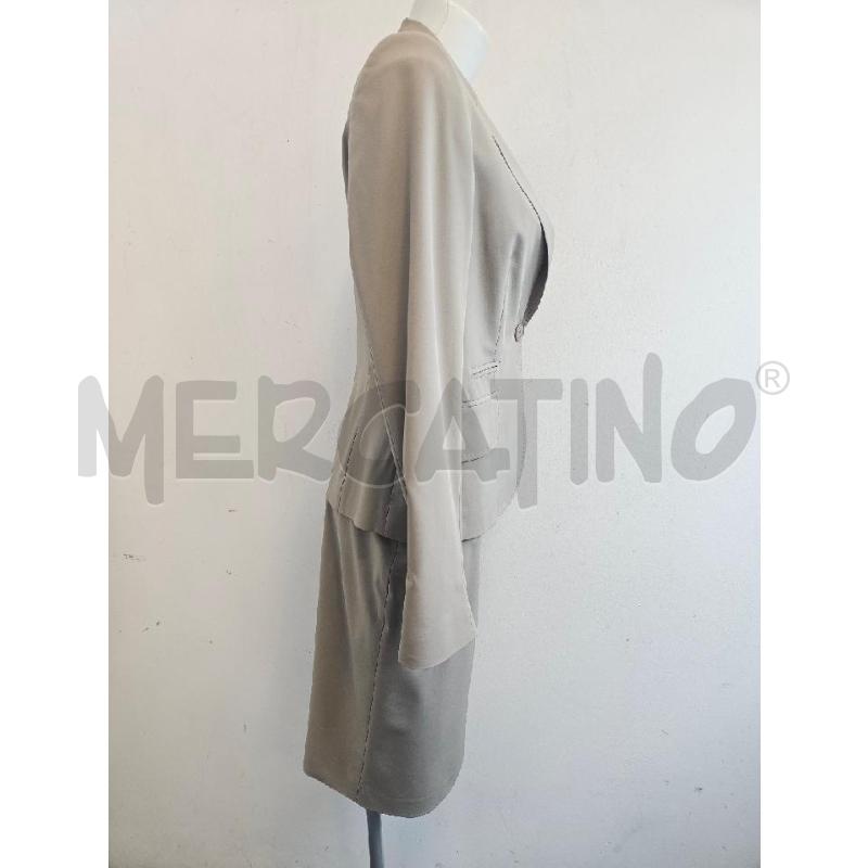 COMPLETO D SEVENTY BEIGE GIACCA+GONNA  | Mercatino dell'Usato Verona fiera 2