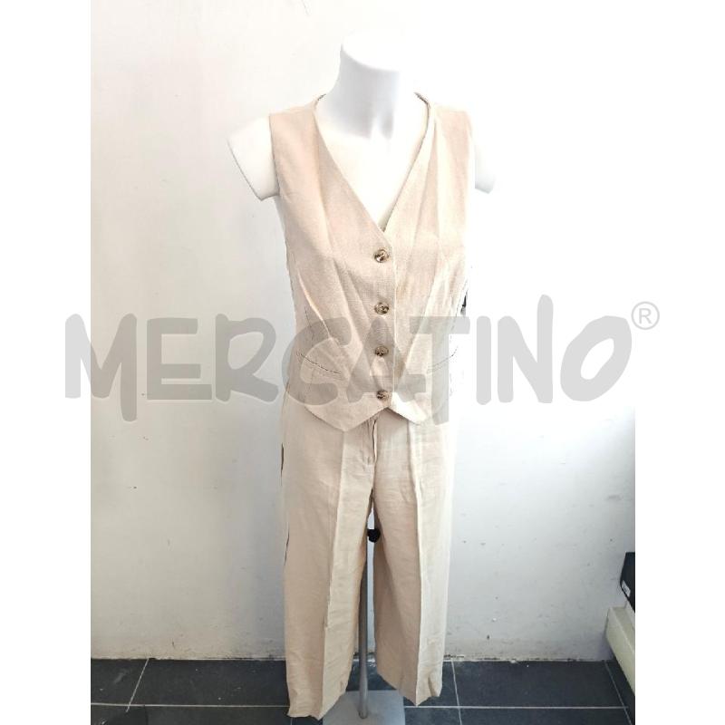 COMPLETO D TENSIONE IN BEIGE GILET +PANTALONE | Mercatino dell'Usato Verona fiera 1