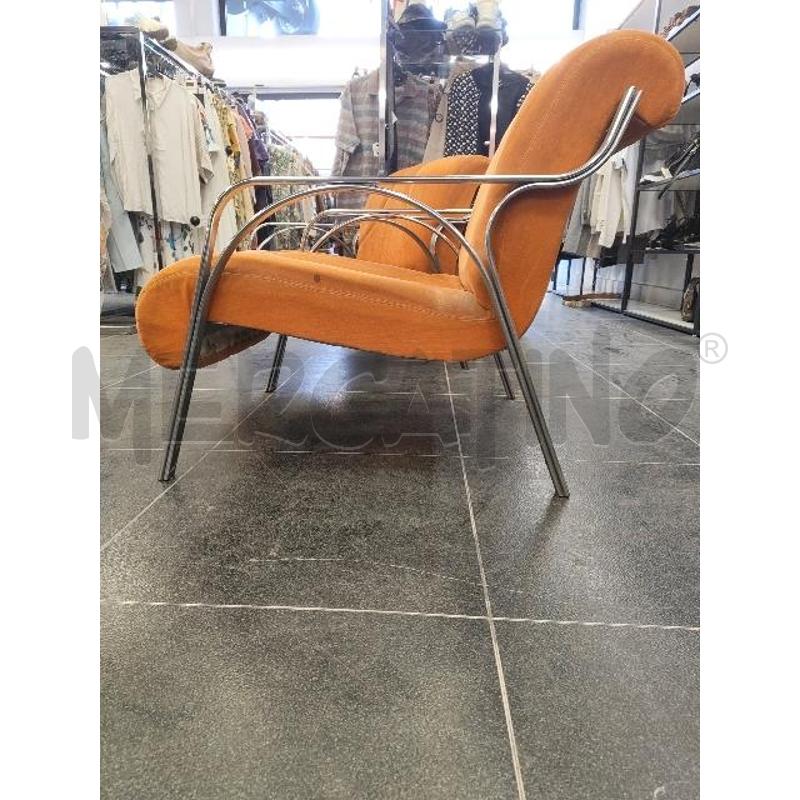 COPPIA POLTRONE TESS/SALMONE STRUTT CROMO | Mercatino dell'Usato Verona fiera 4