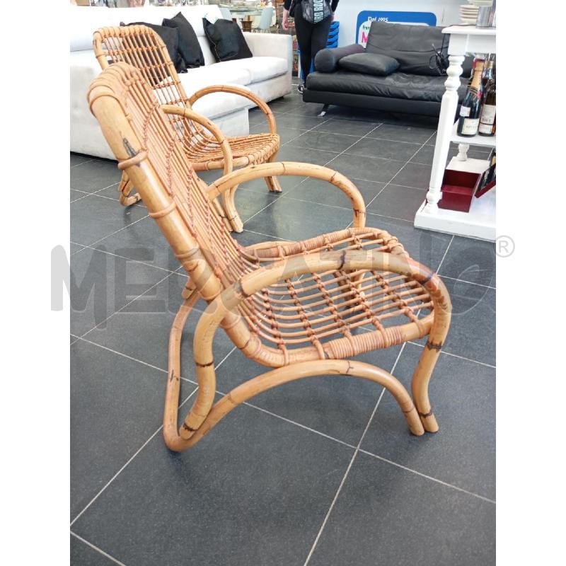 COPPIA POLTRONE VIMINI | Mercatino dell'Usato Verona fiera 2