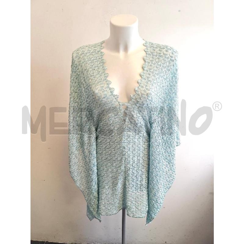 COPRICOSTUME MISSONI CROCHET AZZURRO VERDE ACQUA | Mercatino dell'Usato Verona fiera 1