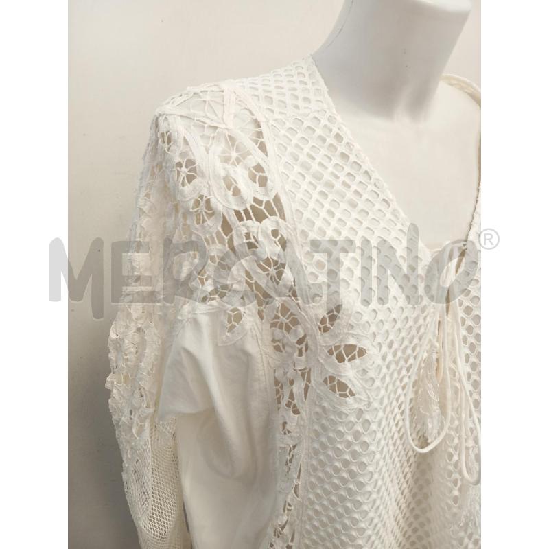 COPRICOSTUME TWIN SET BIANCO RICAMATO TRAFORATO | Mercatino dell'Usato Verona fiera 2