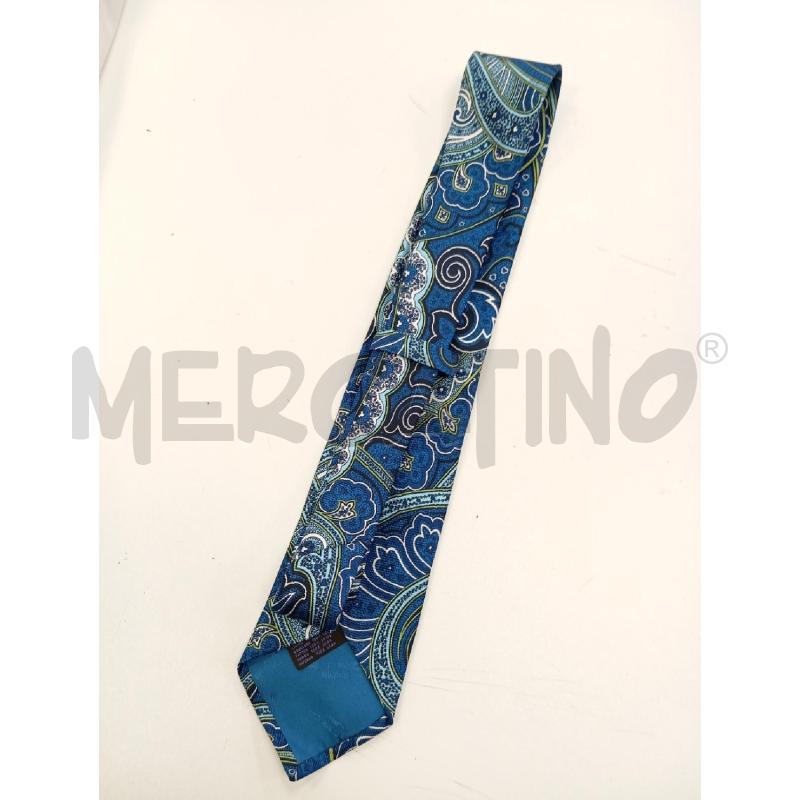 CRAVATTA ETRO PAISLEY BLU CELESTE  | Mercatino dell'Usato Verona fiera 3