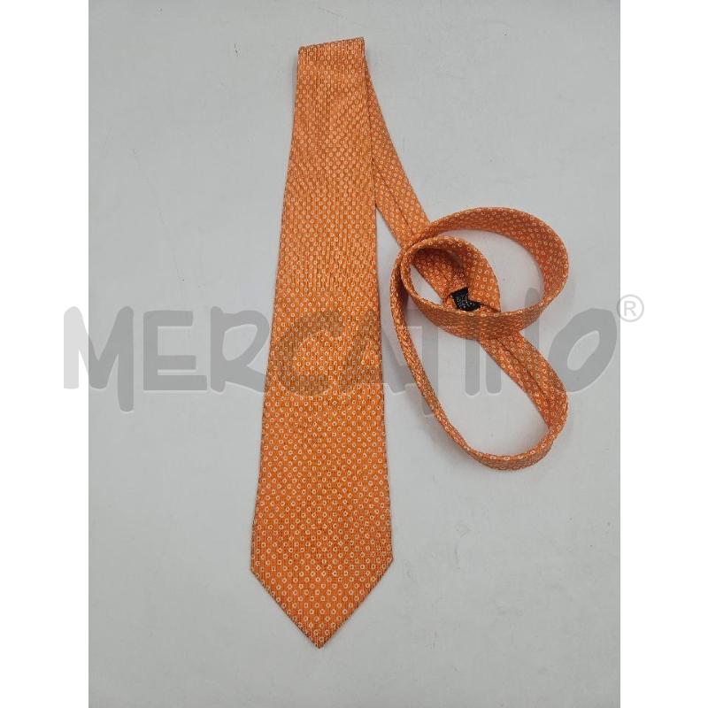 CRAVATTA MARINELLA ARANCIO POIS BIANCHI  | Mercatino dell'Usato Verona fiera 1