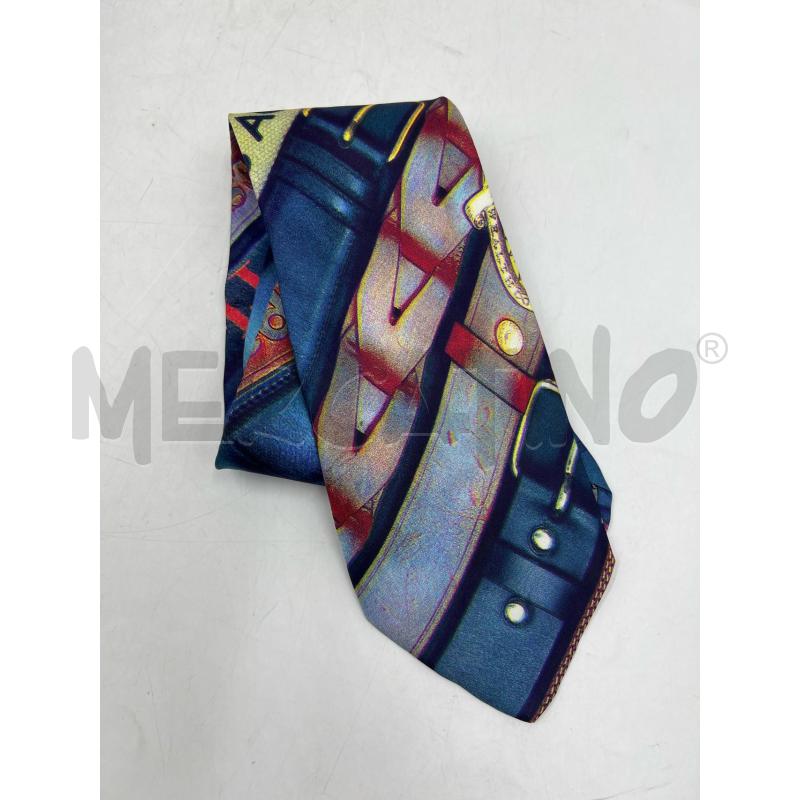CRAVATTA MOSCHINO MATITE CINTURE AZZ ROSSA  | Mercatino dell'Usato Verona fiera 1