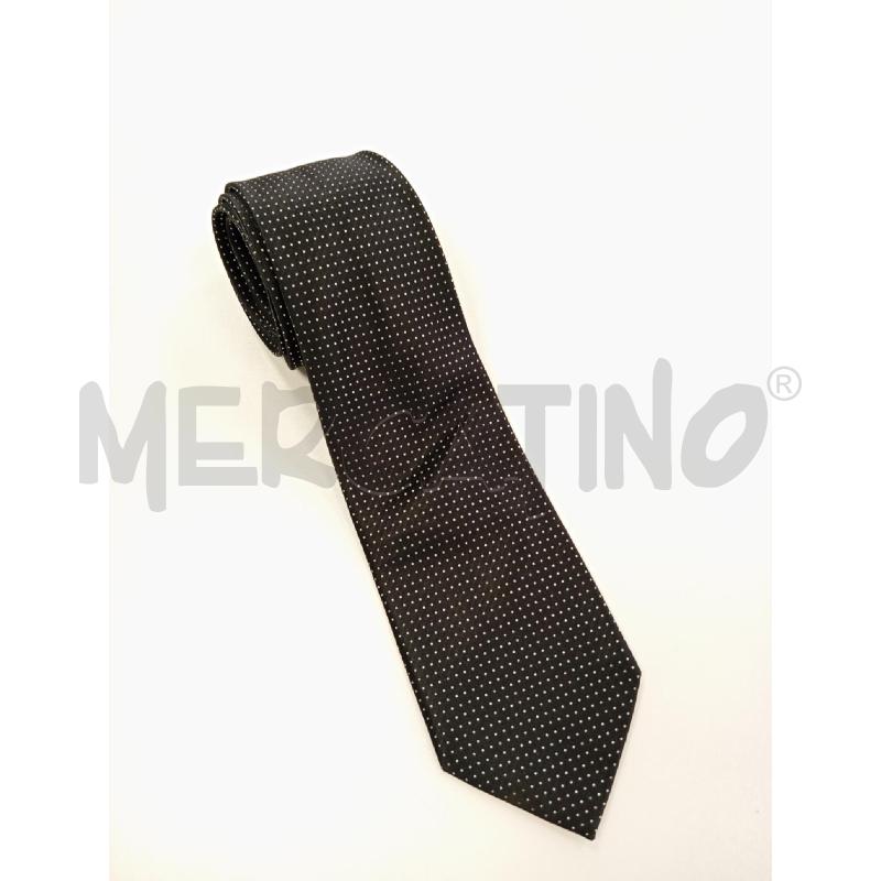 CRAVATTA UNGARO NERO POIS BIANCHI  | Mercatino dell'Usato Verona fiera 1