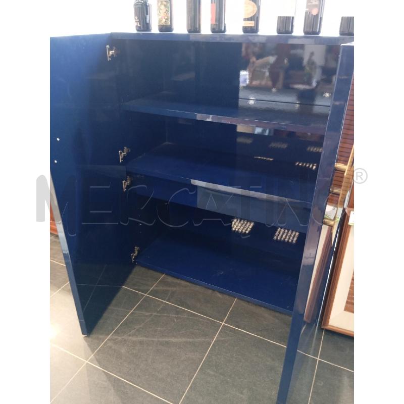 CREDENZA 2 ANTE LACCATE BLU MADIA BRASS DI JESSE | Mercatino dell'Usato Verona fiera 2