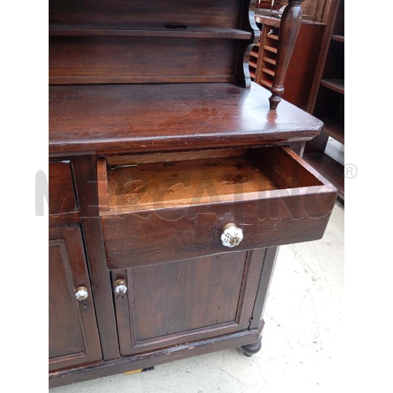 CREDENZA LEGNO CON VETRINA 2CORPI  | Mercatino dell'Usato Verona fiera 3