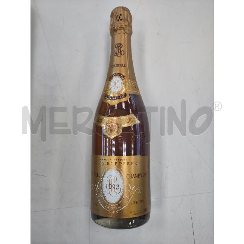 CRISTAL LOUIS ROEDERER 1993 CON SCATOLA DA COLLEZIONE | Mercatino dell'Usato Verona fiera 1