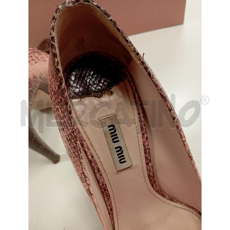 DECOLLETE DONNA MIU MIU PTONATO ROSA | Mercatino dell'Usato Verona fiera 4