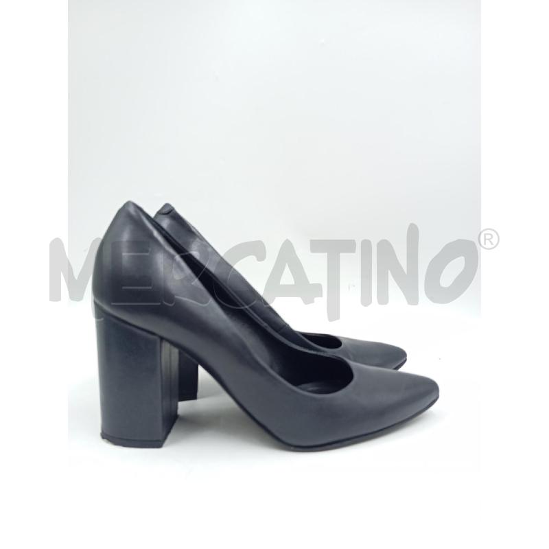 DECOLLETE DONNA TRUSSARDI PELLE NERO  | Mercatino dell'Usato Verona fiera 1