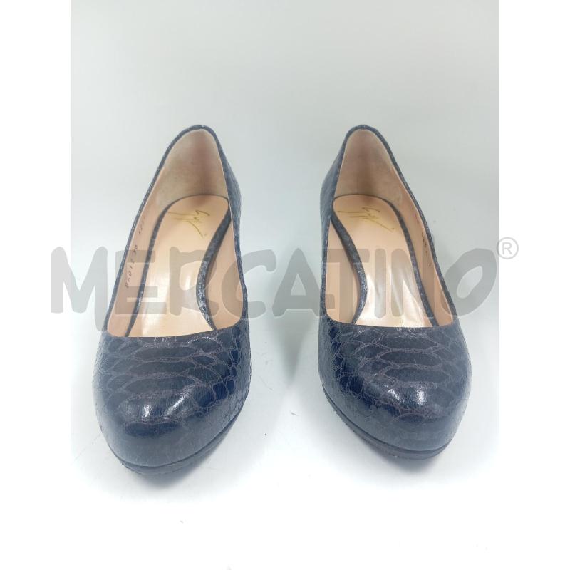 DECOLLETE D  GIUSEPPE ZANOTTI STAMPA PITONE VIOLA  | Mercatino dell'Usato Verona fiera 2